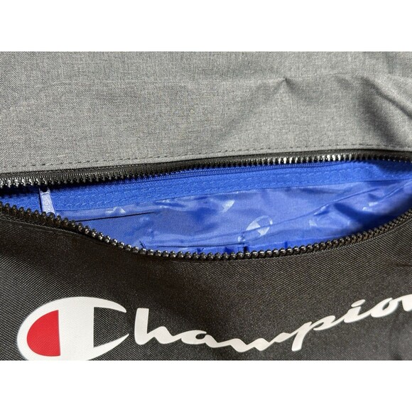 CHAMPION Manuscript Backpack Grey Black with Laptop Sleeve - Picture 4 of 16